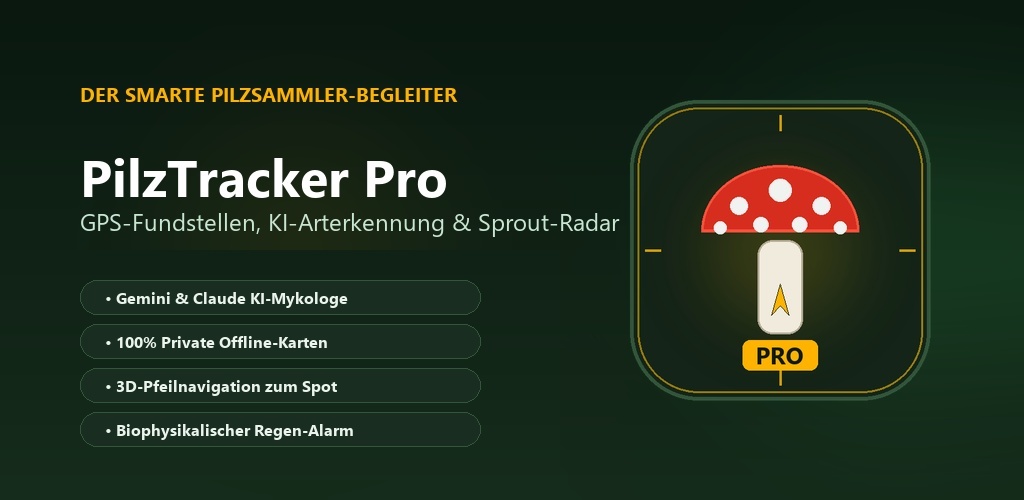 PilzTracker Pro Feature Übersicht